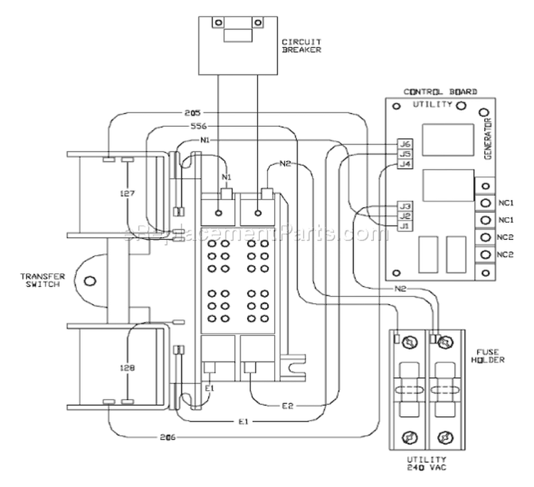Page C Diagram and Parts List for 1929-0  Briggs and Stratton Generator